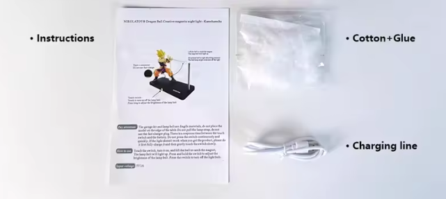 Figura iluminada dragon ball