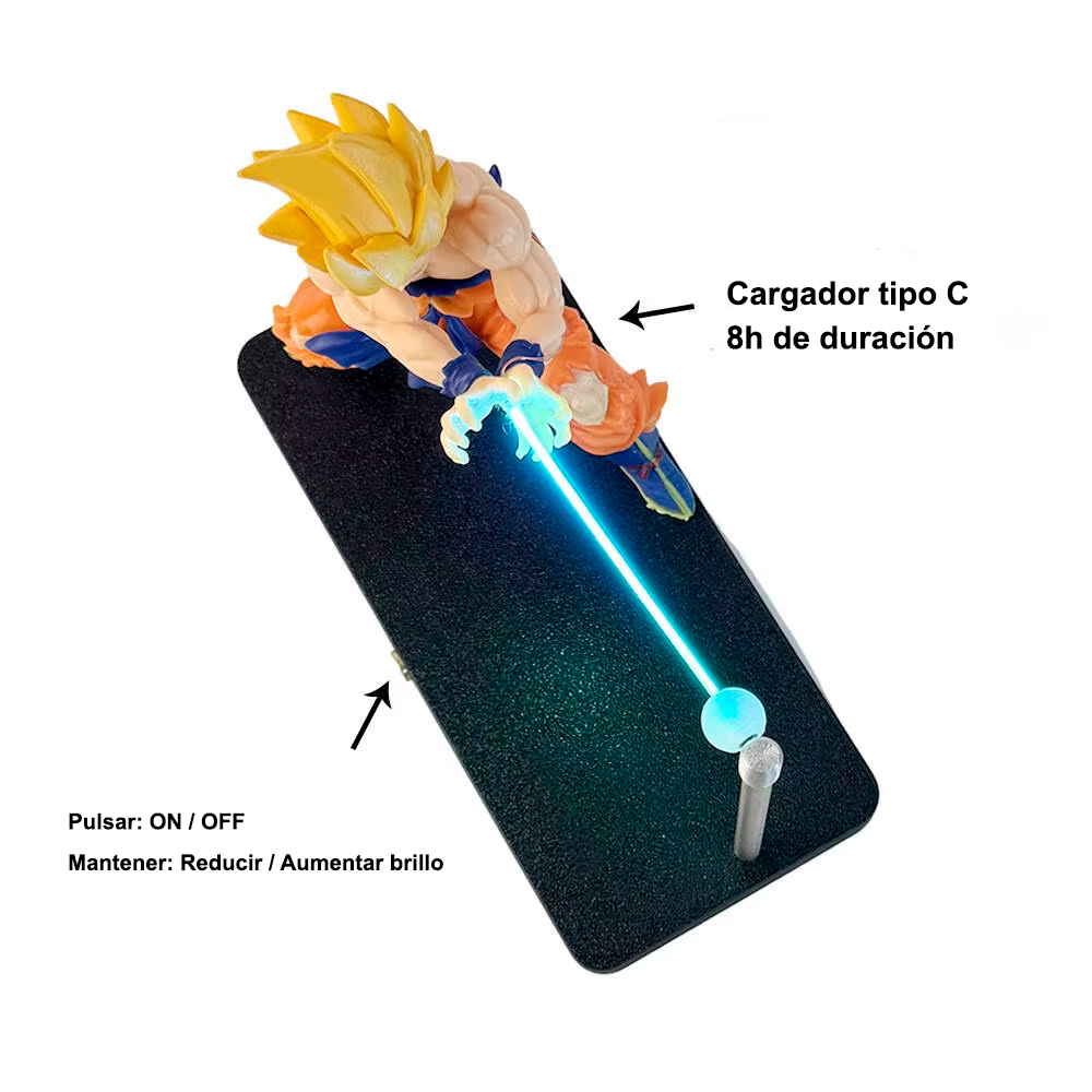 Figura iluminada dragon ball